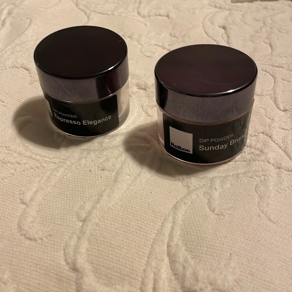 Nailboo Powders Espresso Elegance and Sunday Brunch